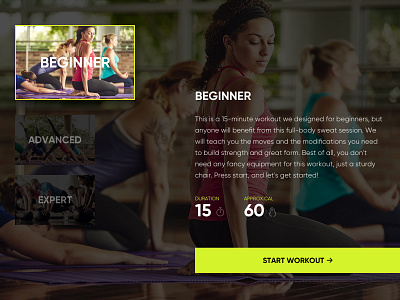 Day 008 Fitness beginner exercise fitness interface sport workout