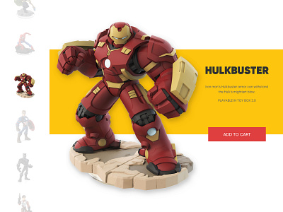 Day 027 - Hulkbuster about avenger cart disney figurine hulkbuster infinity info shop