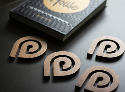 Custom Wood Logo Coasters brand branding cnc coasters geometric handcrafted homemade icon logo minnesota walnut wood