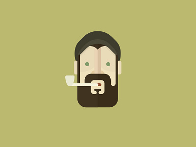 Logger Dude 4 beard face flat flat illustration hat illustration logger logging lumberjack minnesota woods