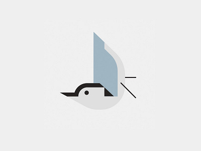 Nuthatch Illustration bird flat illustration geometric illustration nuthatch