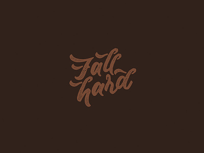 Fall hard™ Logo/Tagline