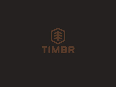 TIMBR Design Co. Logo badge copper custom logo sign signs timber timbr tree typography wood