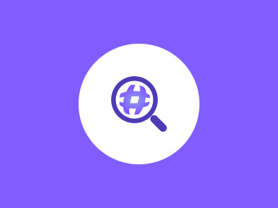 Hashtag Search Icon