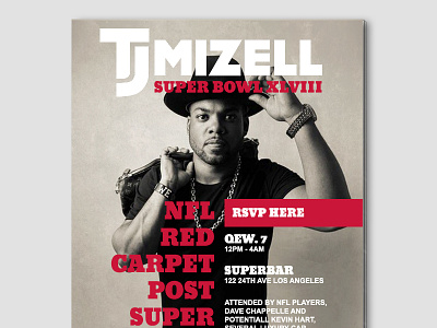 TJ Mizell Post Superbowl Event dj music nfl superbowl tj mizell