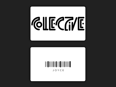 The Collective card logo