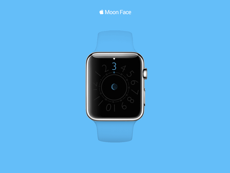  Moon Face apple watch face