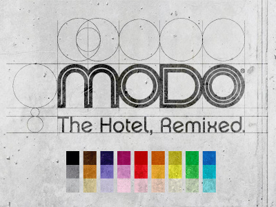 Modo Logo brand color identity logo