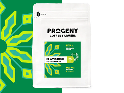 Progeny Coffee - El Amistoso coffee packaging