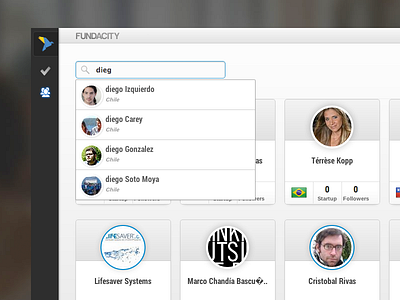 Fundacity Search entrepreneurs search social network users