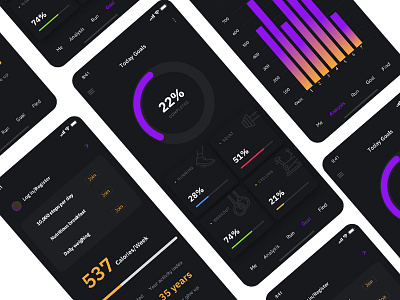 Sports APP ui ux 图标 应用 设计