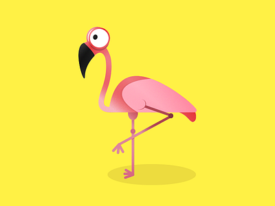 Big Eyed Flamingo