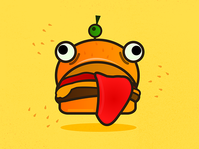 Almighty Durrr Burger adobe flat food fortnite fortnitebattleroyale illustration illustrator