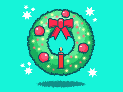 Christmas Wreath christmas illustrator