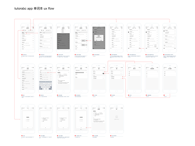 单词本ux flow 单词 查询