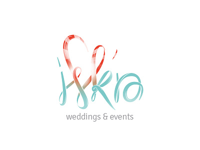 Iskra Weddings identityscript lettersweddings visual