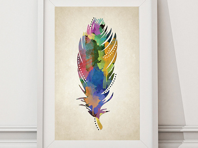 Feather Poster