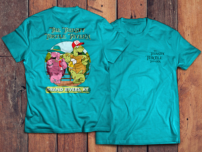 The Thirsty Turtle Tavern Shirt Design