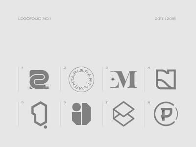 Random Logofolio No. 1 branding graphic design isotype logo logofolio logotype monogram type