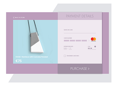 Daily UI #002 challenge credit card checkout daily ui ui ui design user interface ux ux design web design