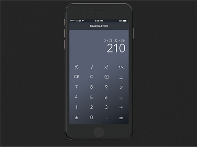 Daily UI #004 calculator challenge daily ui mobile ui ui design user interface ux ux design web design