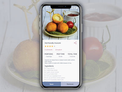 Daily UI #040 challenge daily ui dailychallenge dailyui mobile recipe ui ui design user interface ux ux design web design