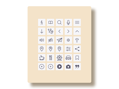 Daily UI #055 challenge dailychallenge dailyui icon set icons ui ui design uichallenge user interface ux design