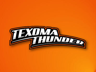 TEXOMA THUNDER - Minor League Sports logo proposal branding logodesign logotype sports typogaphy