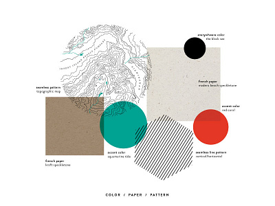 Color Paper Pattern birmingham branding color color palette desert island french identity paper speckletone style guide texture topographic