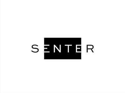 Senter Engineering Logotype branding clean engineering identity logo logotype modern sans serif simple typography