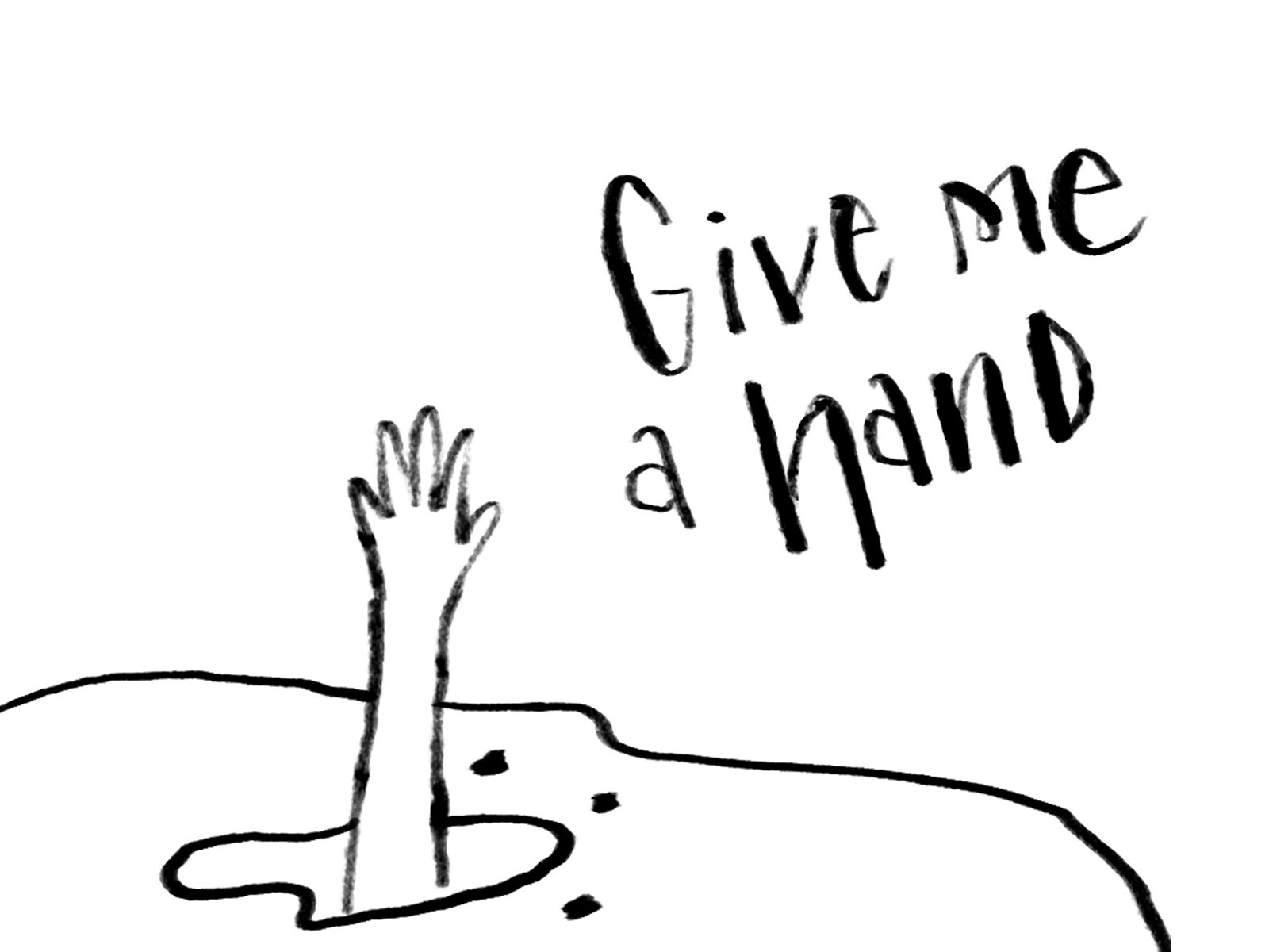 give me a hand by Natália Durães on Dribbble