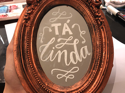 Mirror mirror handlettering handmade handtype lettering mirror posca type