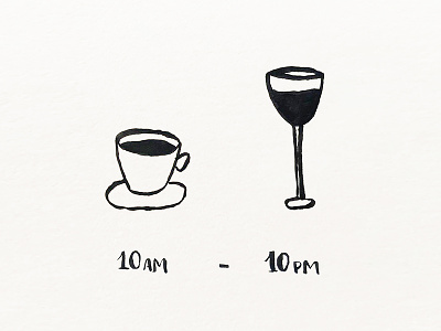 coffee and wine everyday
