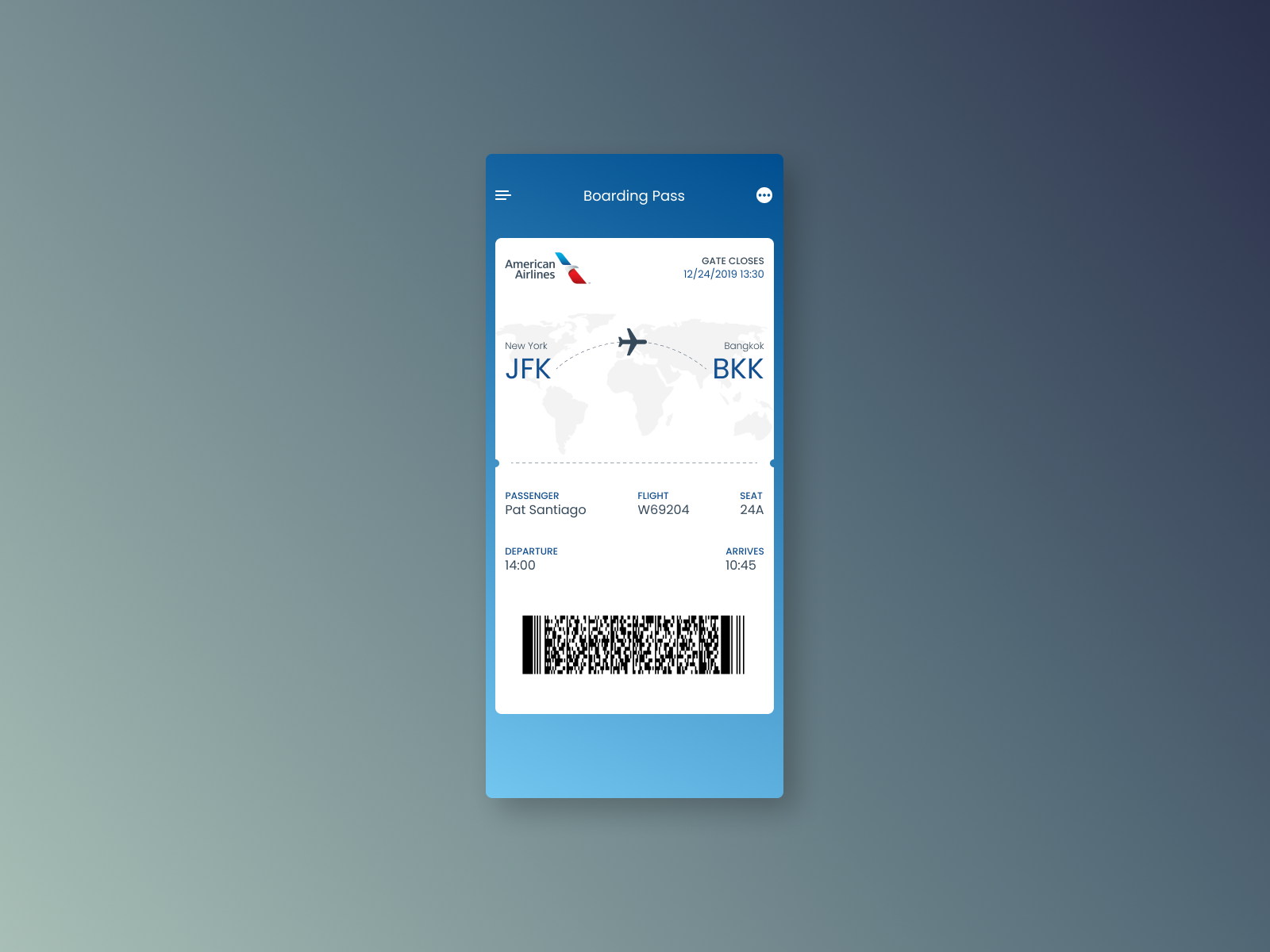 Boarding Pass by Gafenco Valeriu on Dribbble