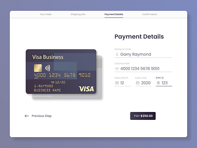 Credit Card Checkout app checkout design figma payment form simple design ui uidesign ux web website