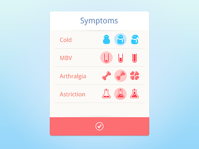 Symptoms UI