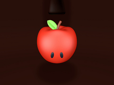 Chocolate Apple 3d animation apple c4d illustration ringo