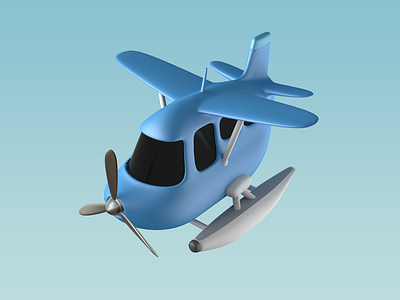 Animal Crossing Plane 3d airport animalcrossing animation c4d illustration plane