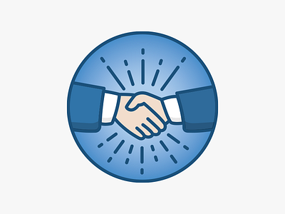 First Impression business deal handshake vector