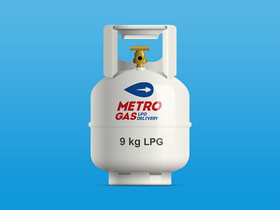 Vector LPG cylinder branded fuel gas illustration lpg vector