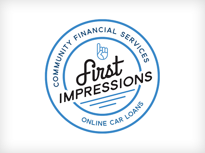 First Impressions logo logo design round roundel