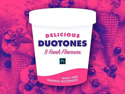 Delicious Duotones creative market duotone duotone psd template duotones product