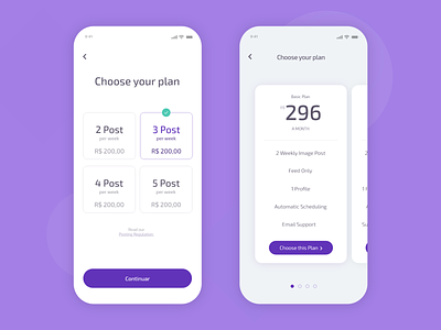 Plans Card app card choose design icon mobile plan plans slide ui usability ux web