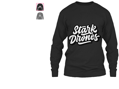 Stark Drones T-Shirt design fashion logo t shirt