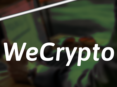 WeCrypto Banner android app banner graphics header