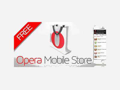 Opera Banner banners graphics mobile user interface
