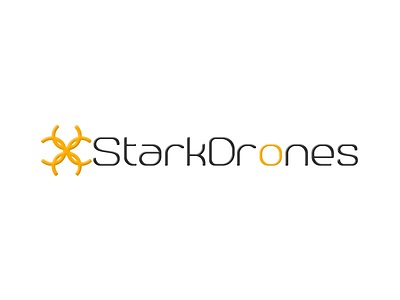 Stark Drones Logo banners branding design graphics logos