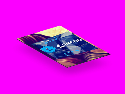 Lonero Card art branding cryptocurrency design graphics logos mockups product design