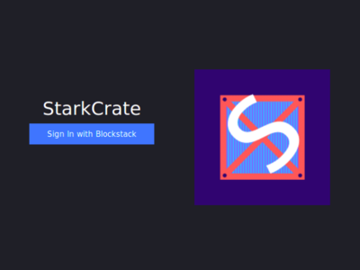 Blockstack App Concept branding cryptocurrency design graphics