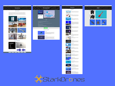 Recent Stark Drones Update + Newer Collabs banners branding concepts design graphics illustration mockups product design